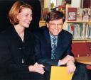 Melinda Gates y Bill Gates en un acto de su Fundación