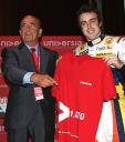 Botín y Alonso - Becas Universia- Fernando Alonso